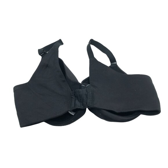 Cacique Lightly Lined Full Coverage Bra Black Nylon/Spandex 38D - Picture 2 of 4